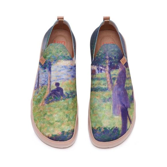 UIN Other - UIN Men's Shoes Knitted Comfort Sneaker(GEORGES SEURAT LA GRANDE FUERTEVENTURA)